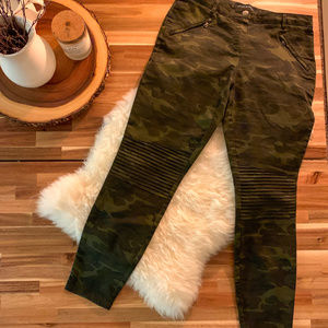 JASMINE&JULIANA ZIPPER POCKET ARMY PANTS